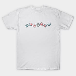 D&D Dice Trans Pride T-Shirt